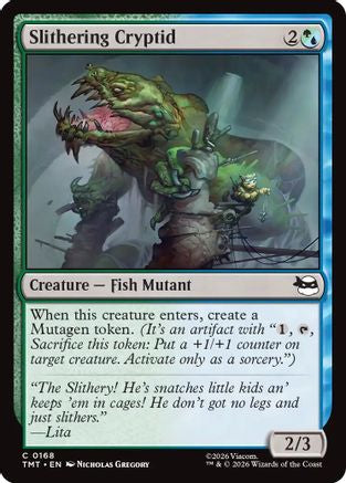 Slithering Cryptid (TMT-168) - Teenage Mutant Ninja Turtles Foil-1