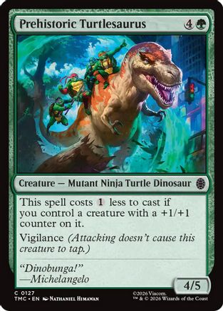Prehistoric Turtlesaurus (TMC-127) - Commander: Teenage Mutant Ninja Turtles-1