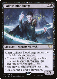 Callous Bloodmage (Promo Pack) [Strixhaven: School of Mages Promos]-1