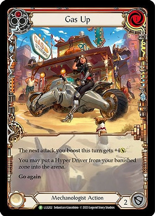 Gas Up (Red) [LGS202] (Promo)  Rainbow Foil-1