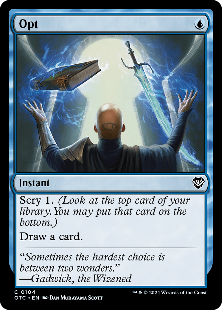 Opt [Outlaws of Thunder Junction Commander]-1