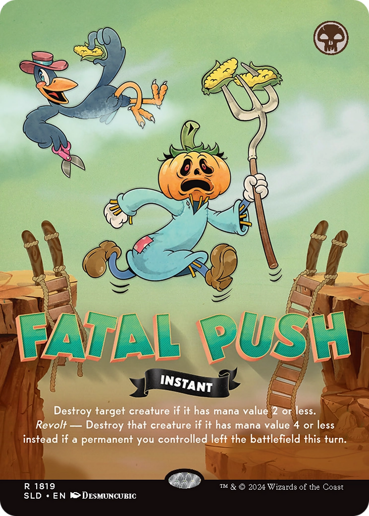 Fatal Push (SLD-1819) - Secret Lair Drop (Borderless) Foil-1