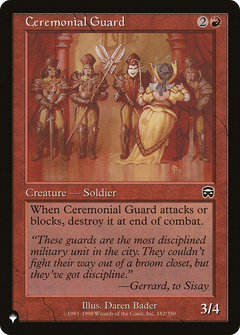 Ceremonial Guard [The List]-1