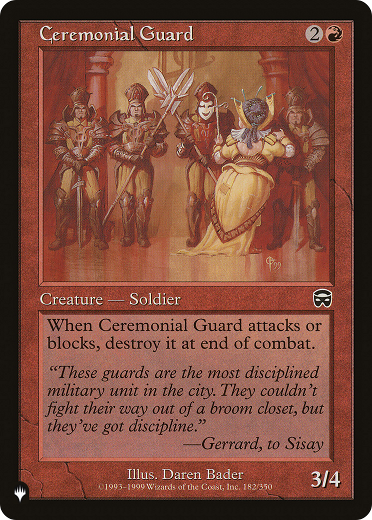 Ceremonial Guard [The List]-1