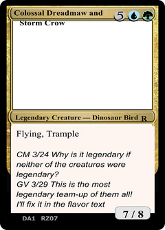 Colossal Dreadmaw and Storm Crow (UNK-RZ07A) - Unknown Event-1
