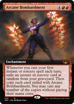 Arcane Bombardment (Extended Art) [Streets of New Capenna]-1