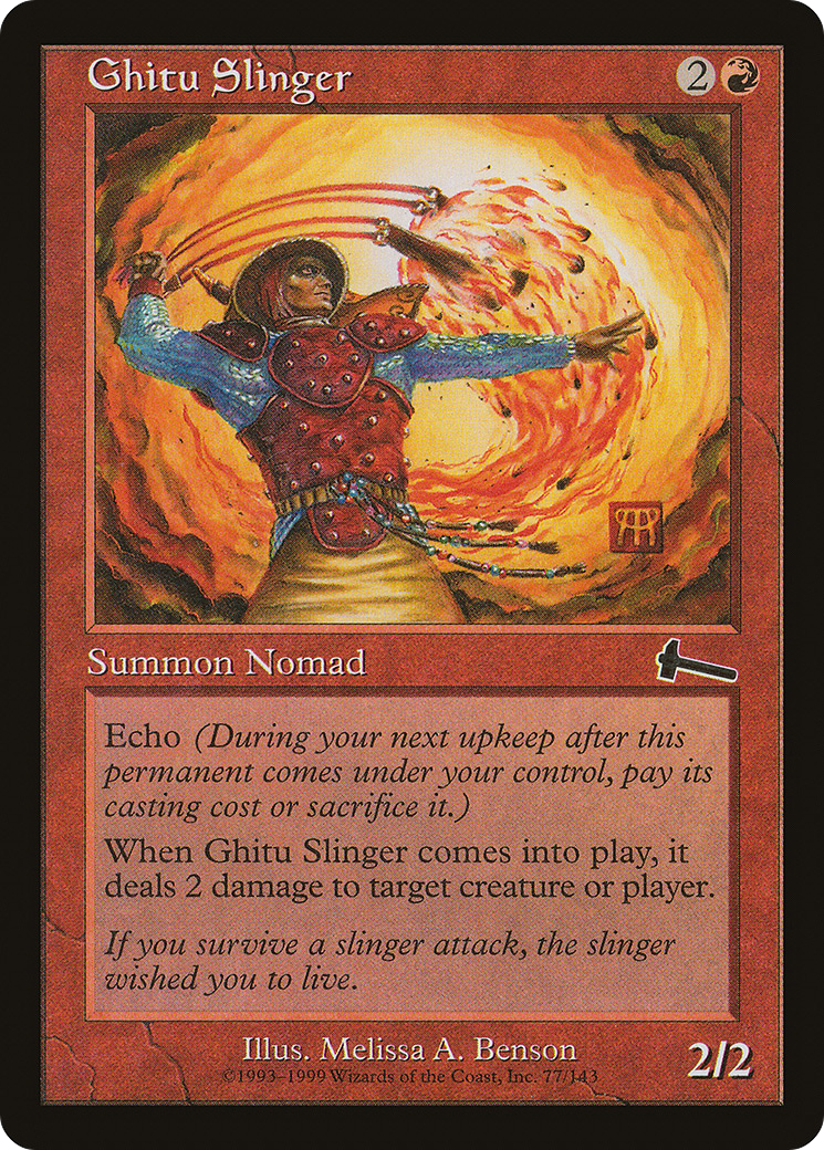 Ghitu Slinger [Urza's Legacy]-1
