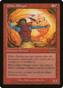 Ghitu Slinger [Urza's Legacy]-1