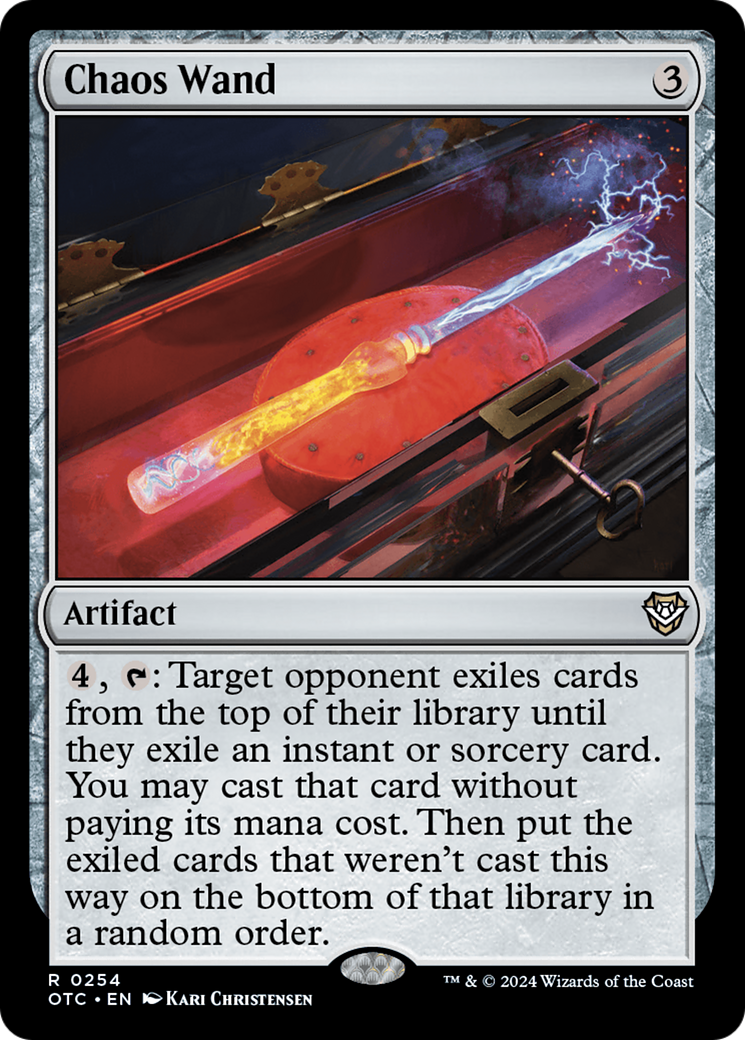 Chaos Wand [Outlaws of Thunder Junction Commander]-1