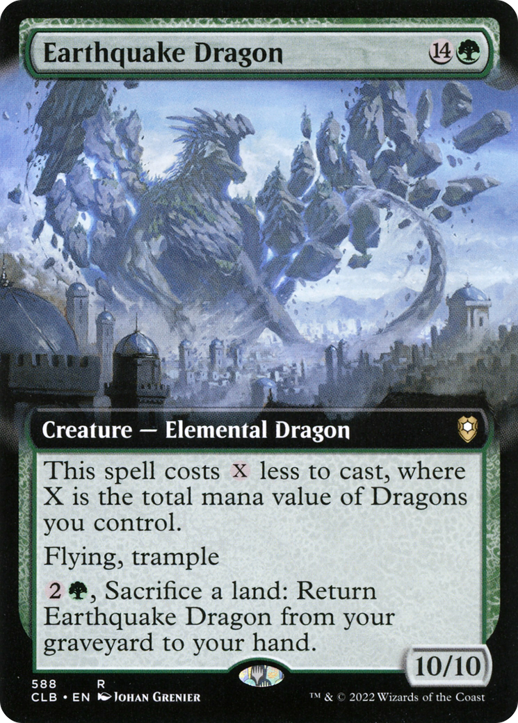 Earthquake Dragon (Extended Art) [Commander Legends: Battle for Baldur's Gate]-1