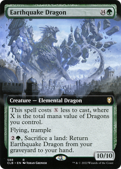 Earthquake Dragon (Extended Art) [Commander Legends: Battle for Baldur's Gate]-1