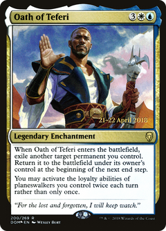 Oath of Teferi [Dominaria Prerelease Promos]-1