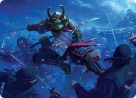 Leonardo, Sewer Samurai Art Card (1/54) [Teenage Mutant Ninja Turtles Art Series]-1