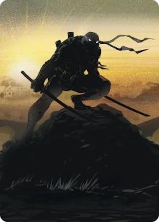 Leonardo, Sewer Samurai Art Card (20/54) [Teenage Mutant Ninja Turtles Art Series]-1