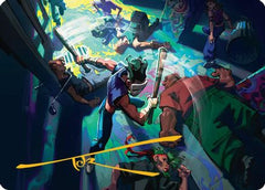 Pain 101 Art Card (Gold-Stamped Signature) [Teenage Mutant Ninja Turtles Art Series]-1