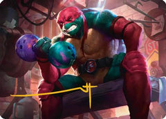 Raphael, Tough Turtle Art Card (Gold-Stamped Signature) [Teenage Mutant Ninja Turtles Art Series]-1
