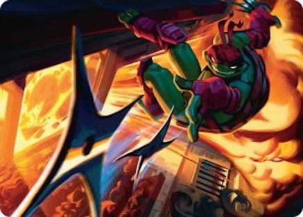 Storm of Steel Art Card [Teenage Mutant Ninja Turtles Art Series]-1