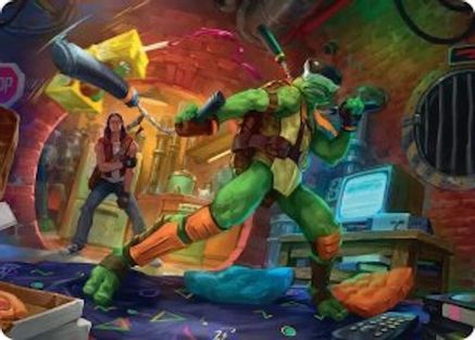 Michelangelo, Game Master Art Card [Teenage Mutant Ninja Turtles Art Series]-1
