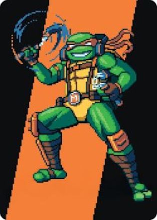 Michelangelo, the Heart Art Card [Teenage Mutant Ninja Turtles Art Series]-1