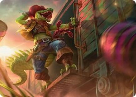 Leatherhead, Iron Gator Art Card [Teenage Mutant Ninja Turtles Art Series]-1
