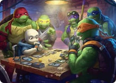 Lessons from Life Art Card [Teenage Mutant Ninja Turtles Art Series]-1