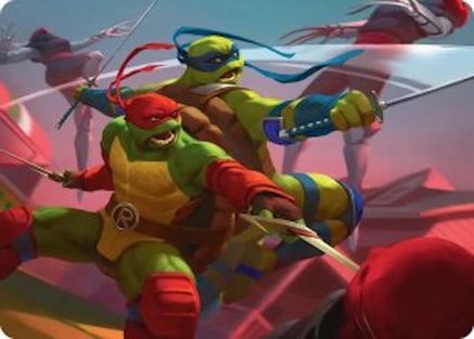 Raph & Leo, Sibling Rivals Art Card [Teenage Mutant Ninja Turtles Art Series]-1