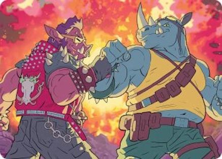 Bebop & Rocksteady Art Card [Teenage Mutant Ninja Turtles Art Series]-1