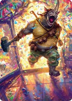 Rocksteady, Rowdy Rhino Art Card [Teenage Mutant Ninja Turtles Art Series]-1