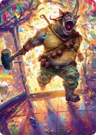 Rocksteady, Rowdy Rhino Art Card [Teenage Mutant Ninja Turtles Art Series]-1