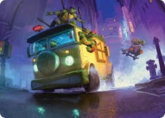 Turtle Van Art Card (ASTMT-019) - Art Series: Teenage Mutant Ninja Turtles-1