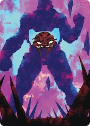 Krang, Utrom Warlord Art Card (ASTMT-021) - Art Series: Teenage Mutant Ninja Turtles-1