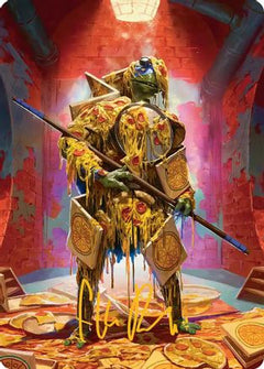 Commander's Plate Art Card (Gold-Stamped Signature) (ASTMT-050) - Art Series: Teenage Mutant Ninja Turtles-1