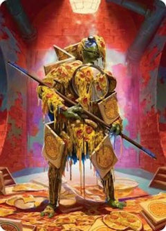 Commander's Plate Art Card (ASTMT-050) - Art Series: Teenage Mutant Ninja Turtles-1