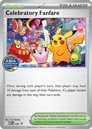 Celebratory Fanfare (Asia Championship Series 24-25) 028  ME Mega Evolution Promo - Promo-1