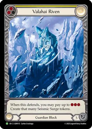 Valahai Riven (Yellow) (GEM115) - GEM Pack 4 Rainbow Foil-1