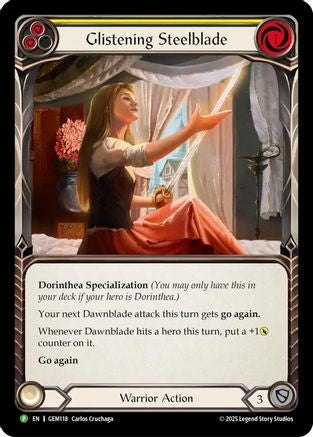 Glistening Steelblade [GEM118] (GEM Pack 4)  Rainbow Foil-1