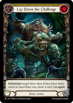 Lay Down The Challenge (Yellow) (Extended Art) (PEN007) - Compendium of Rathe Rainbow Foil-1