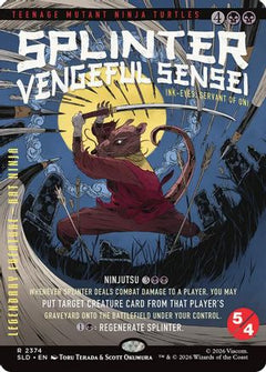 Splinter, Vengeful Sensei - Ink-Eyes, Servant of Oni (SLD-2374) - Secret Lair Drop Series-1