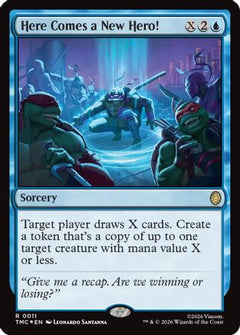 Here Comes a New Hero! (Surge Foil) (TMC-011) - Commander: Teenage Mutant Ninja Turtles Foil-1