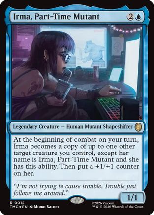 Irma, Part-Time Mutant (Surge Foil) (TMC-012) - Commander: Teenage Mutant Ninja Turtles Foil-1