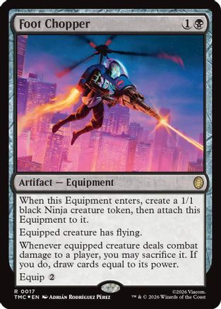 Foot Chopper (Surge Foil) (TMC-017) - Commander: Teenage Mutant Ninja Turtles Foil-1