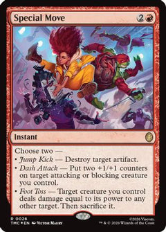 Special Move (Surge Foil) (TMC-026) - Commander: Teenage Mutant Ninja Turtles Foil-1