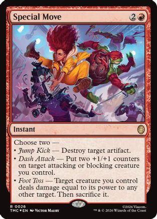 Special Move (Surge Foil) (TMC-026) - Commander: Teenage Mutant Ninja Turtles Foil-1