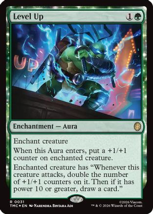 Level Up (Surge Foil) (TMC-031) - Commander: Teenage Mutant Ninja Turtles Foil-1