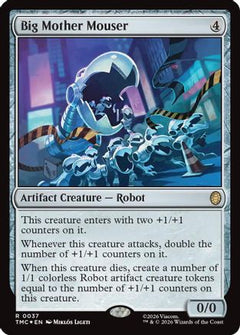 Big Mother Mouser (Surge Foil) (TMC-037) - Commander: Teenage Mutant Ninja Turtles Foil-1