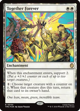 Together Forever (Surge Foil) (TMC-044) - Commander: Teenage Mutant Ninja Turtles Foil-1