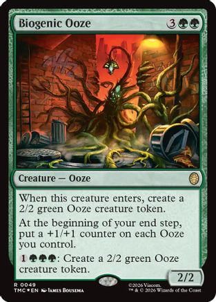 Biogenic Ooze (Surge Foil) (TMC-049) - Commander: Teenage Mutant Ninja Turtles Foil-1
