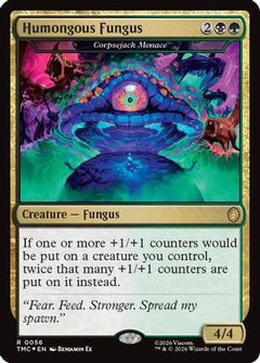 Humongous Fungus - Corpsejack Menace (Surge Foil) (TMC-056) - Commander: Teenage Mutant Ninja Turtles Foil-1