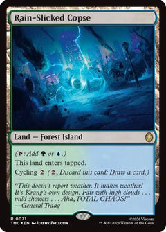 Rain-Slicked Copse (Surge Foil) (TMC-071) - Commander: Teenage Mutant Ninja Turtles Foil-1