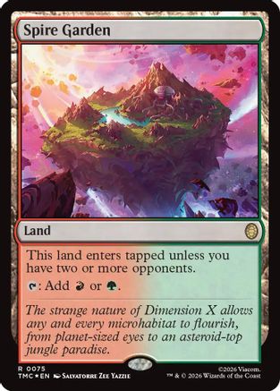 Spire Garden (Surge Foil) (TMC-075) - Commander: Teenage Mutant Ninja Turtles Foil-1